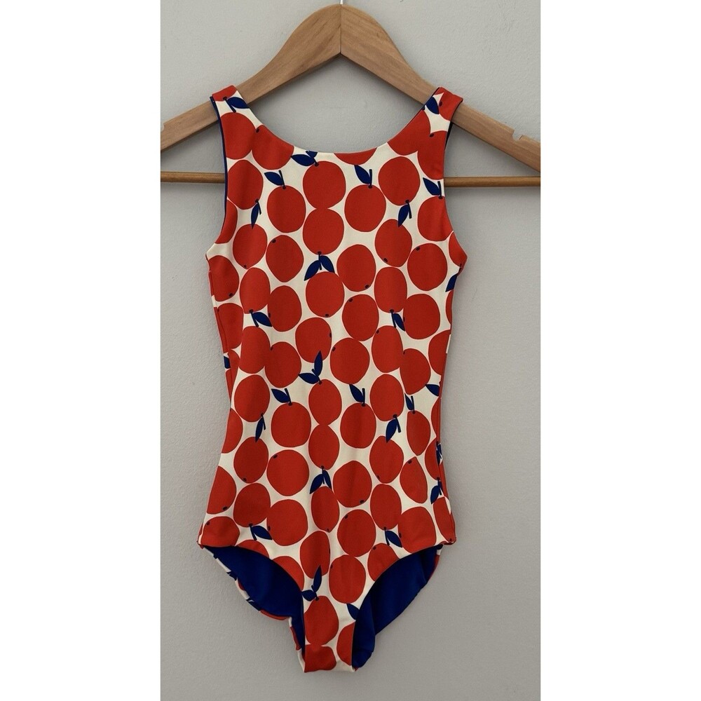 Hanna Andersson “Tangerine Dream” One Piece Swimsuit Size 6/7